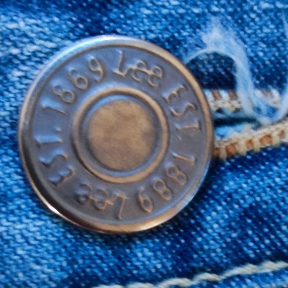 Lee relaxed fit straight leg blue women's size 10 medium - Picture 8 of 8